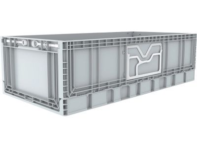 Ящик п/п 800х400х230 складной, сплошной, код: 34381