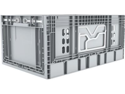 Ящик 600х400х290 складной, сплошной, код: 34385