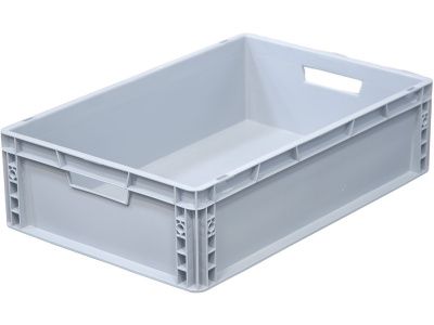 Ящик сплошной 600×400×170 мм, объем 40.8 л., арт.: SPK 6017, серый, код: 25256