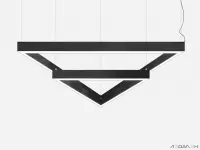 Треугольный светильник TRIANGOLO DUО 6000K 93W