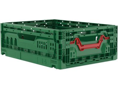 Ящик 400х300х140 складной, перфорированный, код: 38592