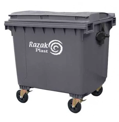 Евроконтейнер Razak 1100 л серый
