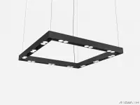 Квадратный светильник QUADRO OKKO 6000K 80W