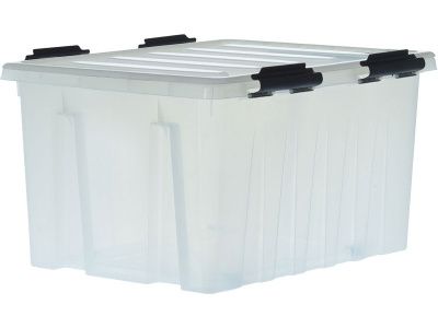 Ящик сплошной 740×565×400 мм, объем 120 л., арт.: Rox Box 120, прозрачный, код: 18714
