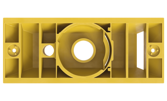 Делиниатор дорожный резиновый ДДР-610 (сепаратор) без флажка