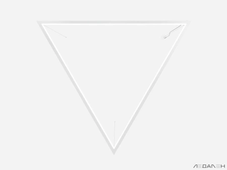 Купить треугольный светильник triangolo dentro 6000k 48w с доставкой