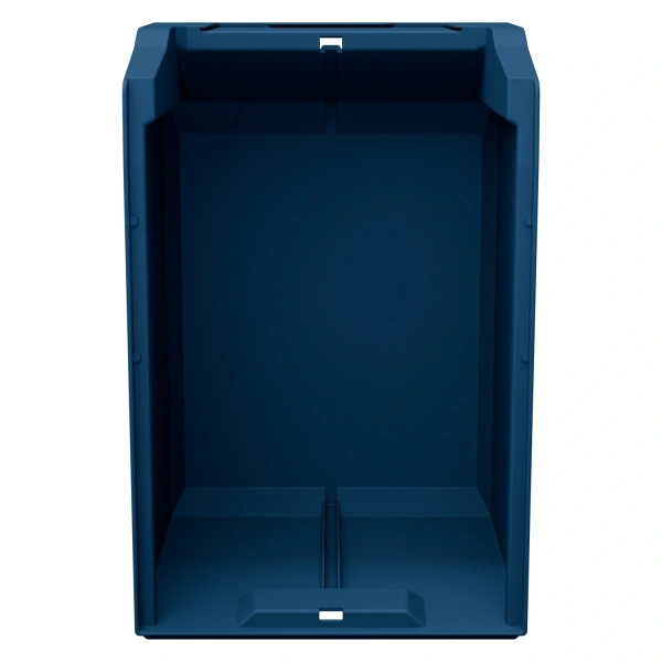 Складской лоток Logic Store 350x225x200 мм синий индиго с отверстиями для продольной перегородки