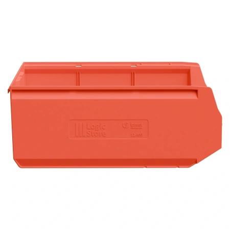 Складской лоток Logic Store 500х300х200 мм красный с отверстиями для перегородок N1 (12.406.1)