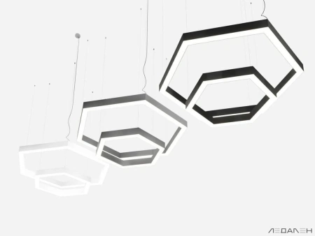 Купить шестиугольный светильник hexagon duo 5000k 144w с доставкой