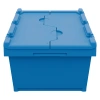 Вкладываемый контейнер INSTORE KVR-6422 600х400х245 мм голубой с усиленным дном и распашной крышкой