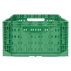 Складной ящик FC-4317 400х300х170 мм зелёный перфорированный