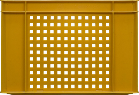 Ящик перфорированный 400×300×270, арт.: 303-1, объём 25, зелёный, код: 05459