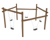 Качели HARDWOOD «Сан-Ремо»