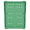 Складной ящик FC-4317 400х300х170 мм зелёный перфорированный