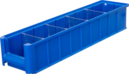 Ящик сплошной 500×117×90 мм, объем 5.27 л., арт.: SK 5109, синий, код: 12377