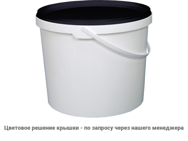 Ведро пластиковое 5 литров с контр. замком, арт. ВП 5, код: 00986