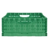 Складной ящик FC-4317 400х300х170 мм зелёный перфорированный