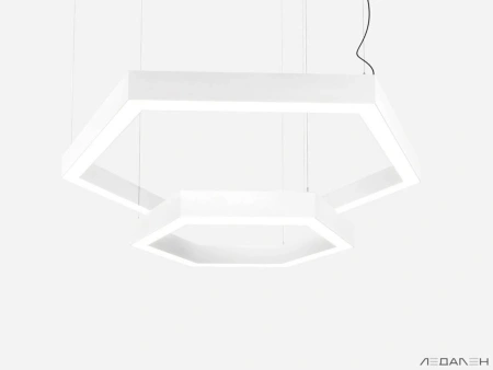 Купить шестиугольный светильник hexagon duo 5000k 144w с доставкой