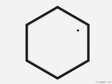 Купить шестиугольный светильник hexagon dentro 3000k 144w с доставкой