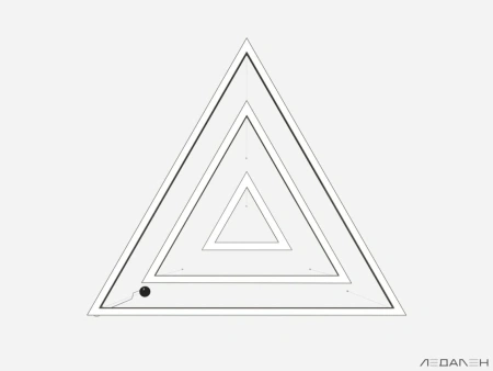 Купить треугольный светильник triangolo trio 5000k 207w с доставкой