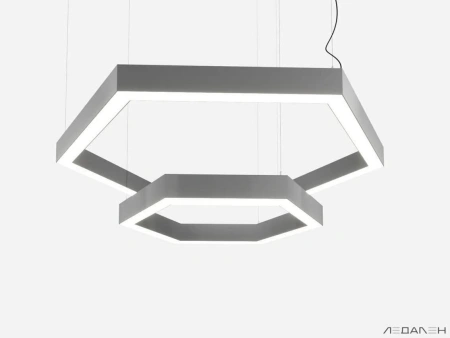 Купить шестиугольный светильник hexagon duo 5000k 144w с доставкой