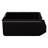 Складской лоток Logic Store 500х300х200 мм чёрный ЭКО с отверстиями для перегородок N2 (12.406.2)