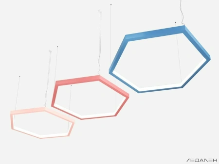 Купить шестиугольный светильник hexagon dentro 3000k 144w с доставкой