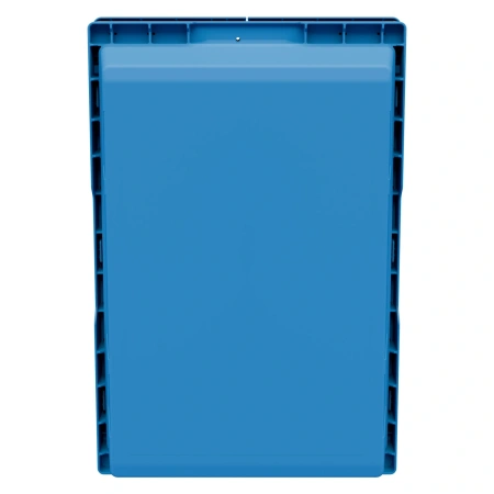 Вкладываемый контейнер INSTORE KV-6417 600х400х196 мм голубой со сплошным дном и распашной крышкой