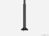 Купить опора освещения круглая round d108/76 3000mm с доставкой
