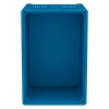 Большой контейнер 1200x800x800 мм iBOX голубой со сплошными стенками и дном, на полозьях