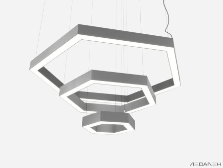 Купить шестиугольный светильник hexagon trio 6000k 198w с доставкой