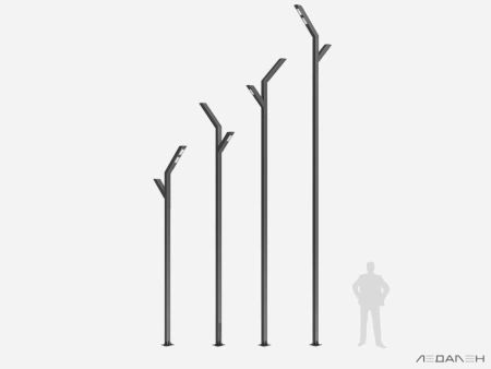 Купить уличный светильник albero duo 5000k 150w с доставкой