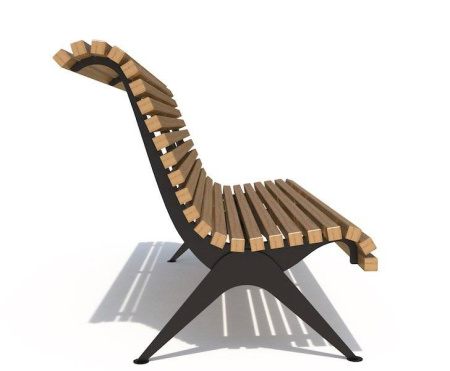 Скамейка стальная «Балтика»
