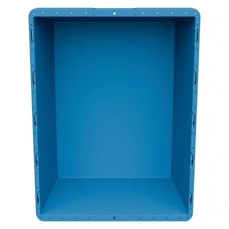 Вкладываемый контейнер INSTORE KVR-8634 800x600x340 мм голубой с усиленным дном