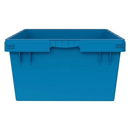 Вкладываемый контейнер INSTORE KV-8632.1 800х600х320 мм голубой со сплошным дном и штабельным упором