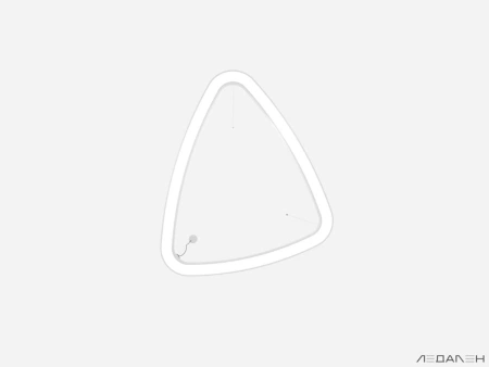 Купить треугольный светильник triangolo soft l 5000k 119w с доставкой