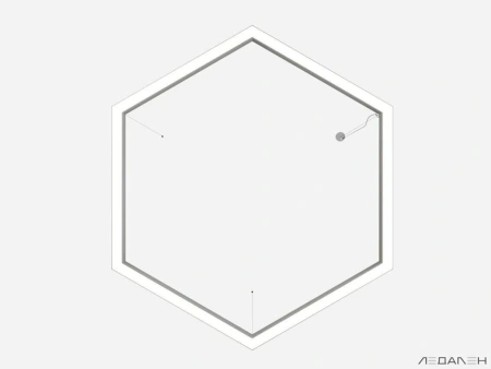 Купить шестиугольный светильник hexagon 4000k 144w с доставкой