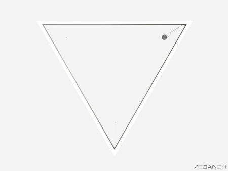 Купить треугольный светильник triangolo 6000k 39w с доставкой