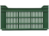 Ящик перфорированный 500×300×264, арт.: 112, объём 39.6, зелёный, код: 01543