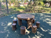 Стол с пеньками HARDWOOD «Лесная поляна»