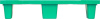 Паллет 1200х800х160 мм (перфорированный на 9 ножках вкладываемый) зеленый, арт. TR 1208 L зеленый, код: 12744