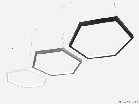 Купить шестиугольный светильник hexagon dentro 3000k 144w с доставкой