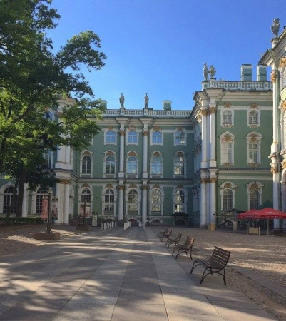 Скамейка стальная «Бульвар» без подлокотников 3,0 м (3 опоры)