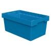 Вкладываемый контейнер INSTORE KV-5321 490x300x210 мм голубой со сплошным дном