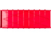 Ящик сплошной 500×185×100 мм, объем 9.25 л., арт.: 6004, красный, код: 10557