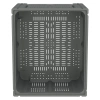 Большой контейнер 1200x1000x760 мм iBOX светло-серый c перфорированными стенками и дном, на ножках