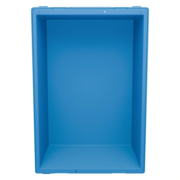 Вкладываемый контейнер INSTORE KV-6416 600x400x165 мм голубой со сплошным дном