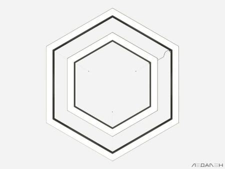 Купить шестиугольный светильник hexagon duo 5000k 144w с доставкой