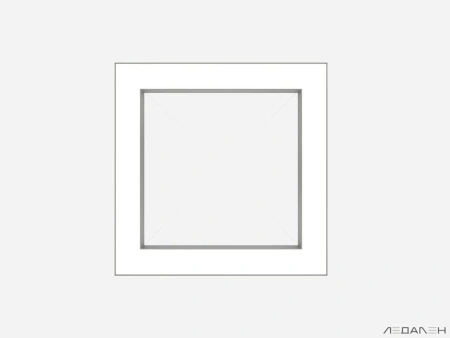 Купить квадратный светильник quadro foro 4000k 96w с доставкой