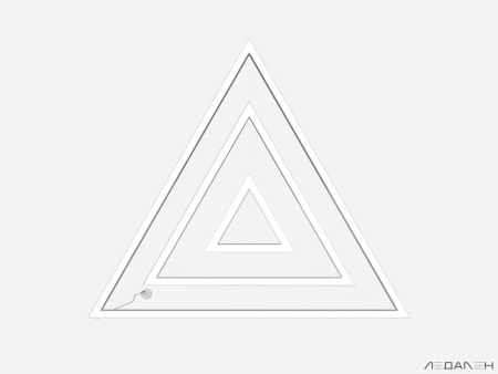 Купить треугольный светильник triangolo trio 5000k 207w с доставкой